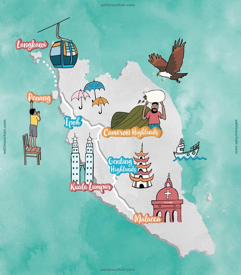 Map of Malaysia