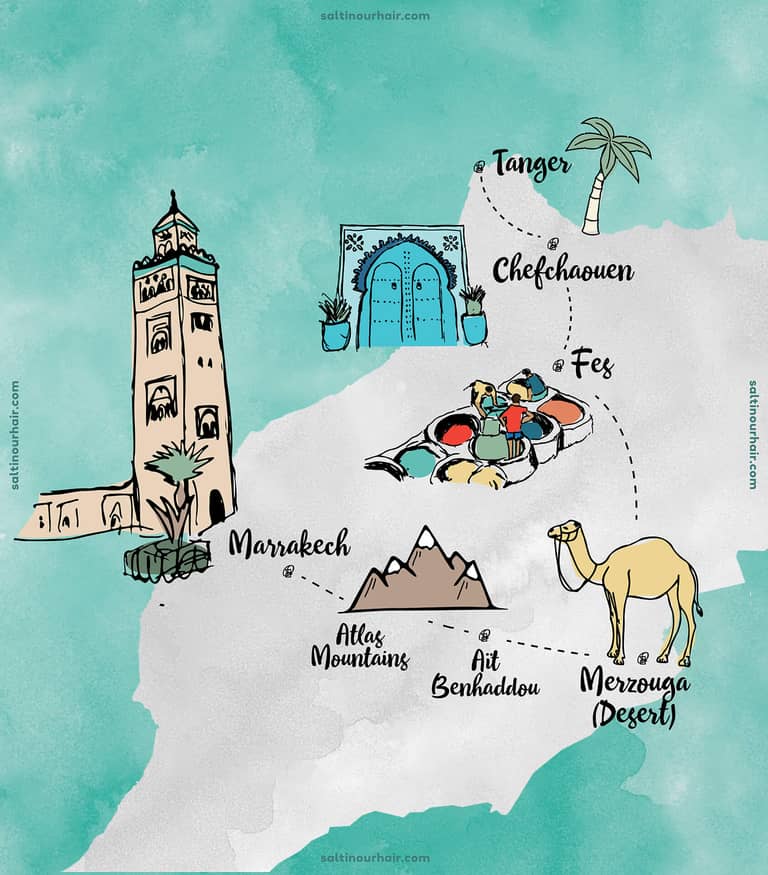 Map of Morocco