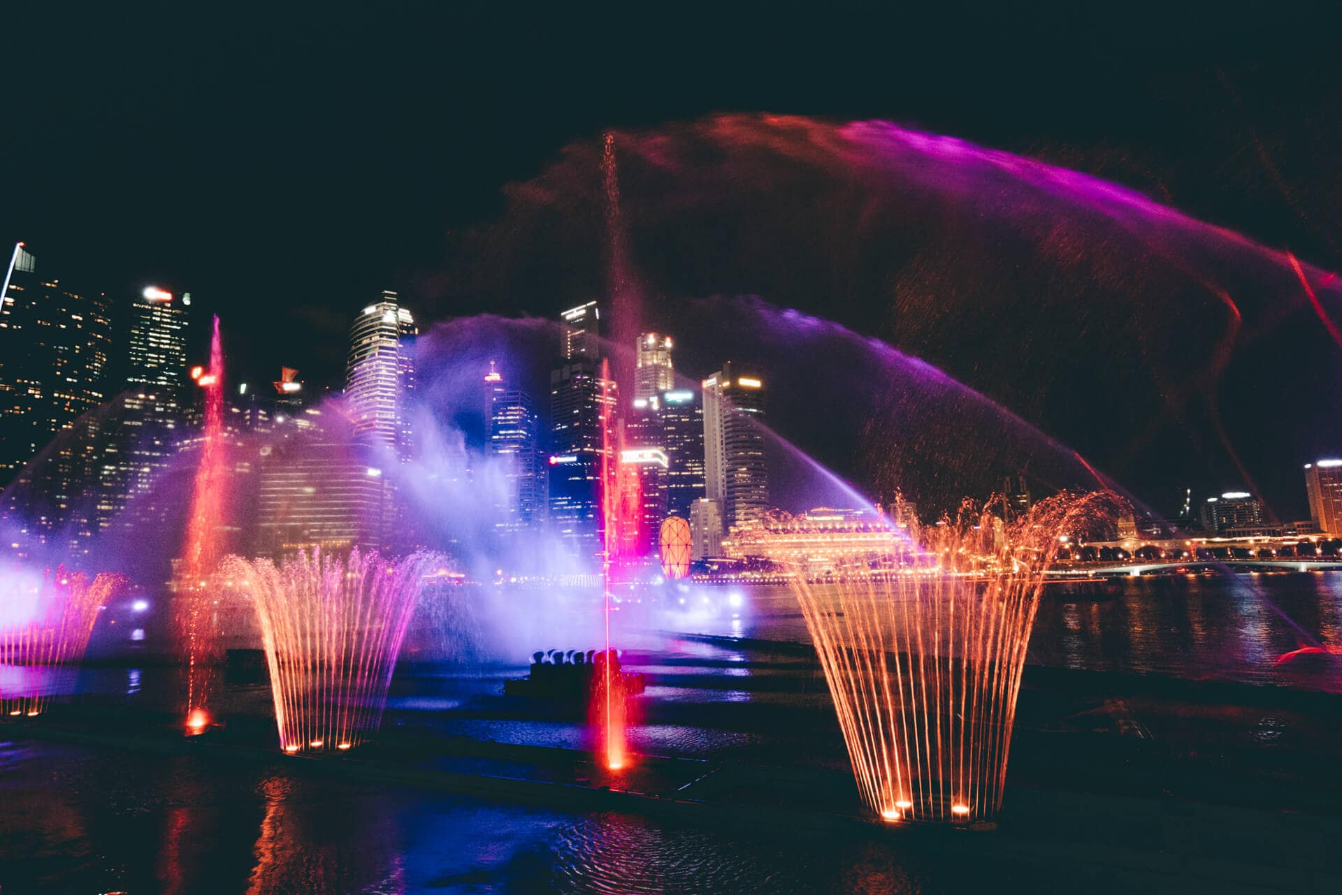 things to do singapore night show marina bay