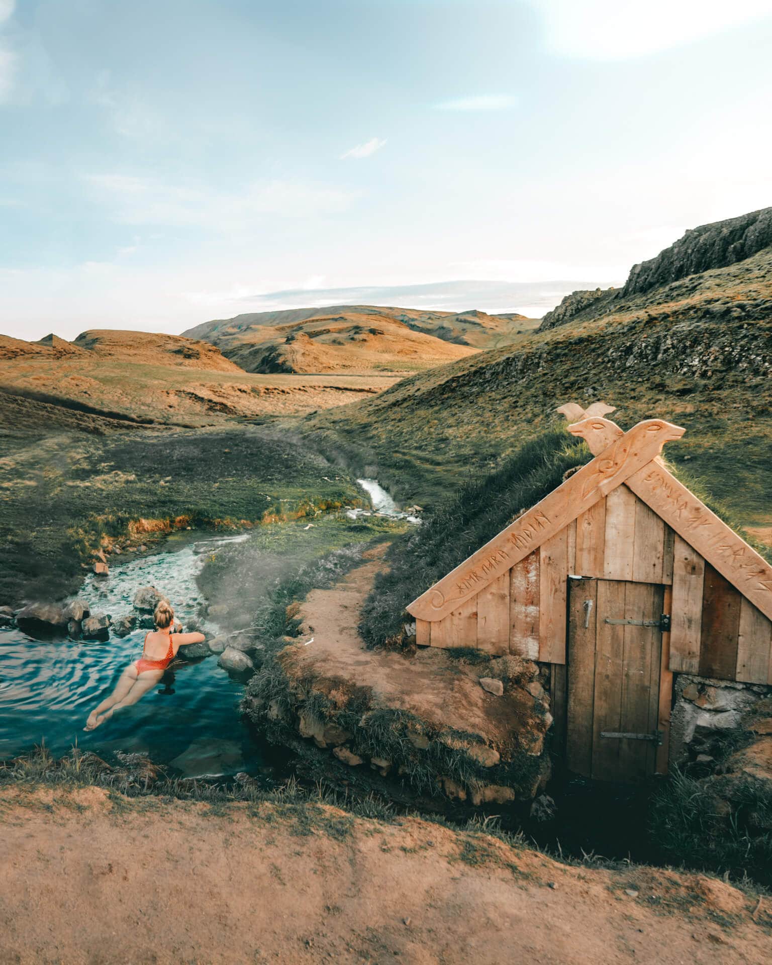 iceland route guide hot springs Hrunalaug