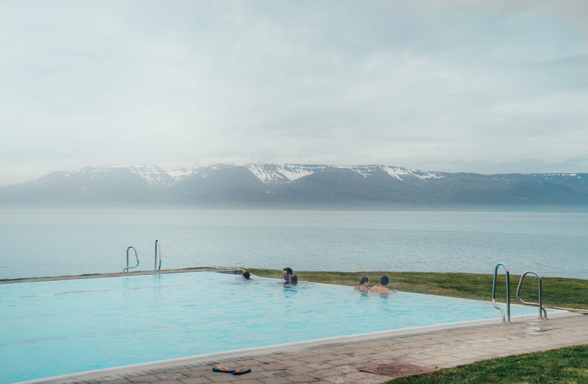 iceland route guide infinity pool hofsos