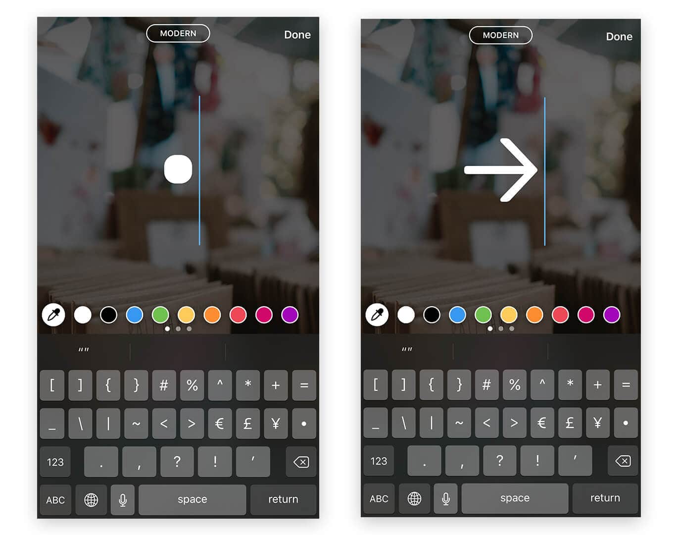 instagram stories tips tricks keyboard modern