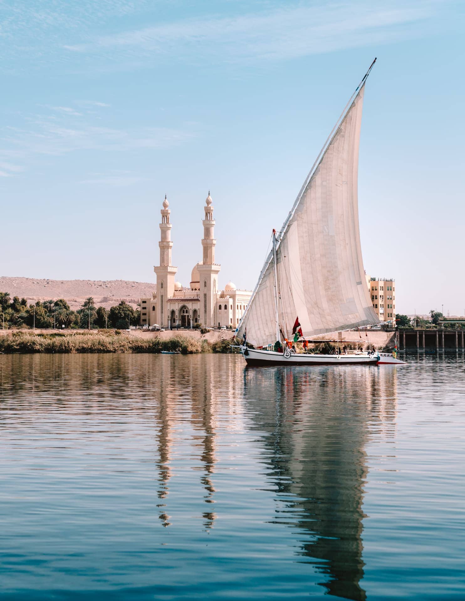 egypt travel route nile river felucca