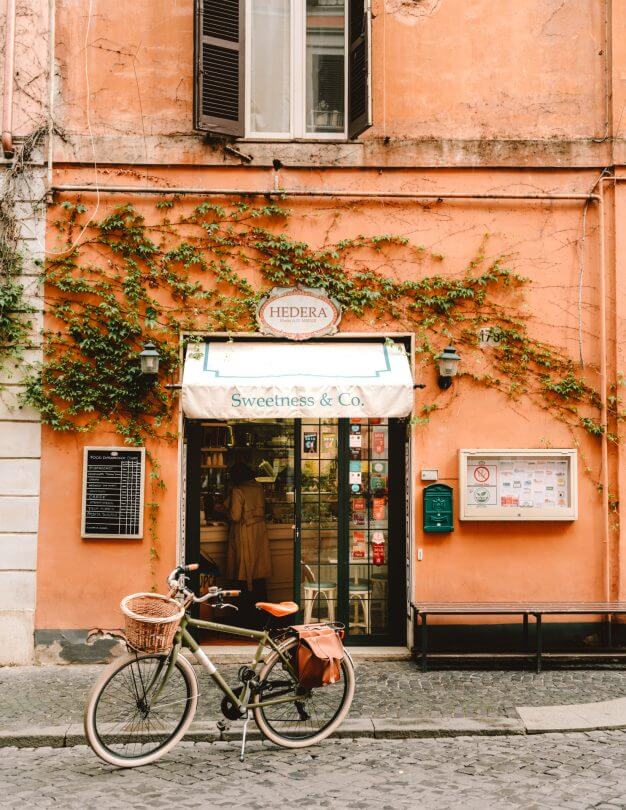 rome guide italy cafe